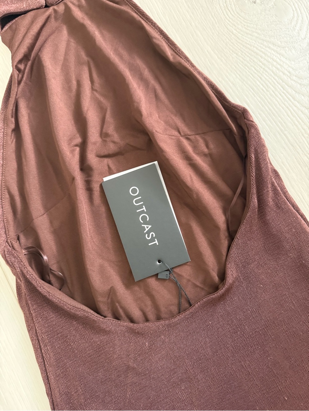 NWT ROLO MINI DRESS CHOCOLATE - Picture 6 of 7